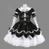 Black And White Bows Elegant Gothic Lolita Dress