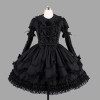 Black Bows Elegant Gothic Lolita Dress