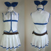 Fairy Tail Lucy Heartfilia White Cosplay Costume