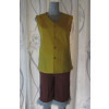 One Piece Monkey D. Luffy Yellow Cosplay Costume 