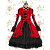 Black & Red Cotton Gothic Lolita Dress