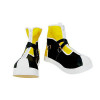 Black and Yellow Kingdom Hearts II Sora Imitation Leather Cosplay Shoes