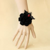 Black Angel Floral Girls Lolita Wrist Strap