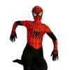 Black & Red Lycra Spandex Spiderman Zentai Suit