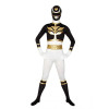 Black & White Lycra Spandex Superhero Zentai Suit