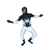Black & White Spiderman Lycra Spandex Zentai Suit