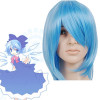 Blue 35cm Tonhou Project Cirno Nylon Cosplay Wig