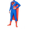 Blue And Red Superman Lycra Spandex Unisex Superhero Zentai Suit