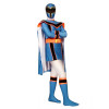 Blue Dinosaur Soldier Lycra Spandex Superhero Zentai Suit