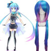 Blue Green 100cm Vocaloid 3 Aoki Lapis Miku Cosplay Wig