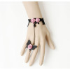 Charming Butterfly Floral Lady Lolita Bracelet And Ring Set