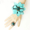 Charming Floral Western Style Girls Lolita Bracelet And Ring Set