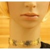 Charming Golden Lace Lady Lolita Necklace
