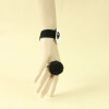 Classic Black And White Lady Lolita Bracelet And Ring Set