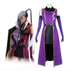 Code Geass Villetta Nu Cosplay Purple Overcoat Costume