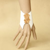 Concise Fashion Leather Floral Lolita Wrist Strap