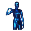 Dark Blue Shiny Metallic Unisex Zentai Suit