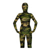 Dark Green Lycra Spandex Camouflage Unisex Zentai Suit