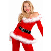 Elegant Santa Lady Christmas Holiday Suit