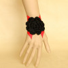Elegant Leather Floral Lady Lolita Wrist Strap