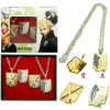 Gold Attack On Titan Cosplay Necklace And Breastpin Set