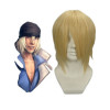 Golden 30cm Final Fantasy XIII 13 Snow Villiers Cosplay Wig