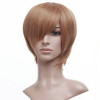 Golden 32cm Death Note Light Yagami Kira Brown Cosplay Wig