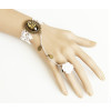 Gorgeous Floral Fashion Girls Lolita Bracelet And Ring Set