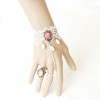 Gorgeous Rose Handmade Lolita Bracelet And Ring Set