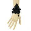 Gothic Black Leather Specail Lady Lolita Wrist Strap