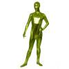 Grass Green Shiny Metallic Unisex Zentai Suit