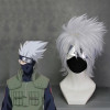 Gray 35cm Naruto Hatake Kakashi Cosplay Wig