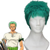Green 5cm One Piece Roronoa Zoro Cosplay Wig