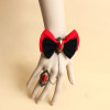 Handmade Charming Bow Girls Lolita Bracelet And Ring Set