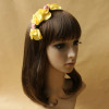 Handmade Yellow Floral Girls Lolita Headband