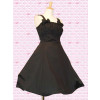 Black Sleeveless Empire Waist Classic Lolita Dress