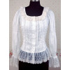 White Long Sleeves Lace Lolita Shirt