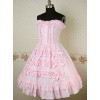 Pink Sleeveless Lovely Bow Lolita Dress