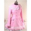 Pink Long Sleeves Lace Bow Lolita Coat