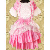 Pink And White Short Sleeves Lace Sweet Lolita Dress