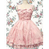 Pink Sleeveless Ruffle Sweet Lolita Dress