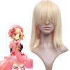 Light Gold 40cm When They Cry 3 Lambdadelta Nylon Cosplay Wig