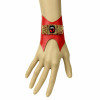Lucky Red Leather Lady Lolita Wrist Strap