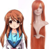 Orange 80cm Haruhi Suzumiya Asahina Mikuru Cosplay Wig
