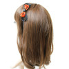 Orange And Black Bow Handmade Lolita Headband