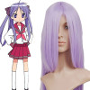Purple 100cm Lucky Star Hiiragi Kagami Nylon Cosplay Wig