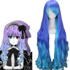 Purple and Blue 90cm Vocaloid Anti The Holic Luka Cosplay Wig