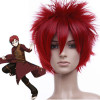 Red 30cm Naruto Sabakuno Gaara Cosplay Wig