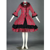 Red And Black Long Sleeves Cotton Sweet Lolita Dress