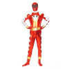 Red And White PVC Superhero Zentai Suit